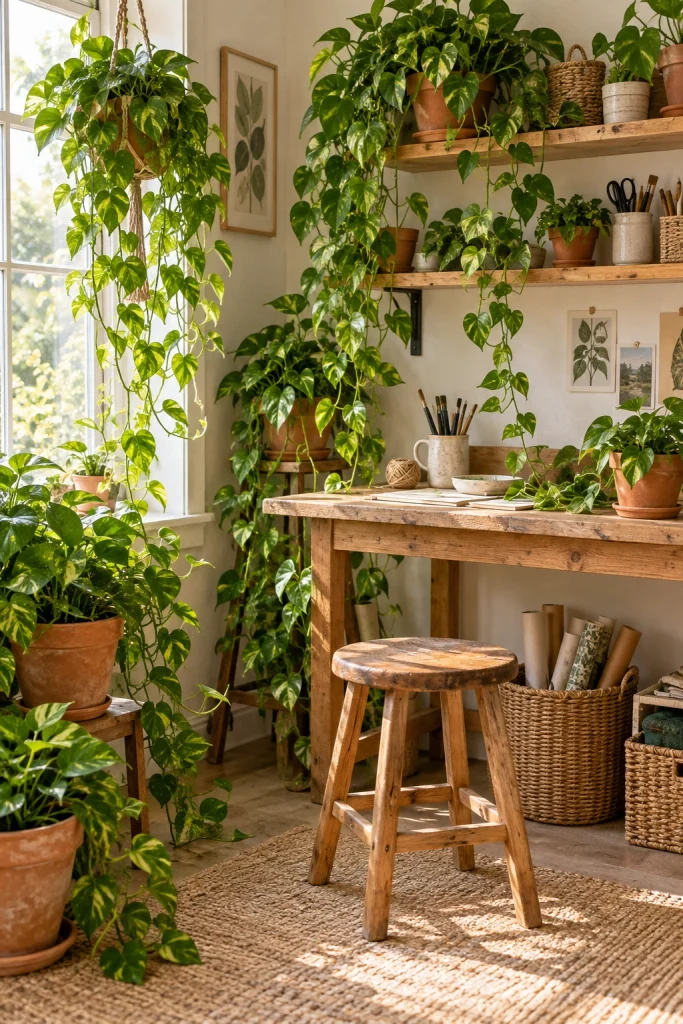 Plant Craft Room Ideas Corner