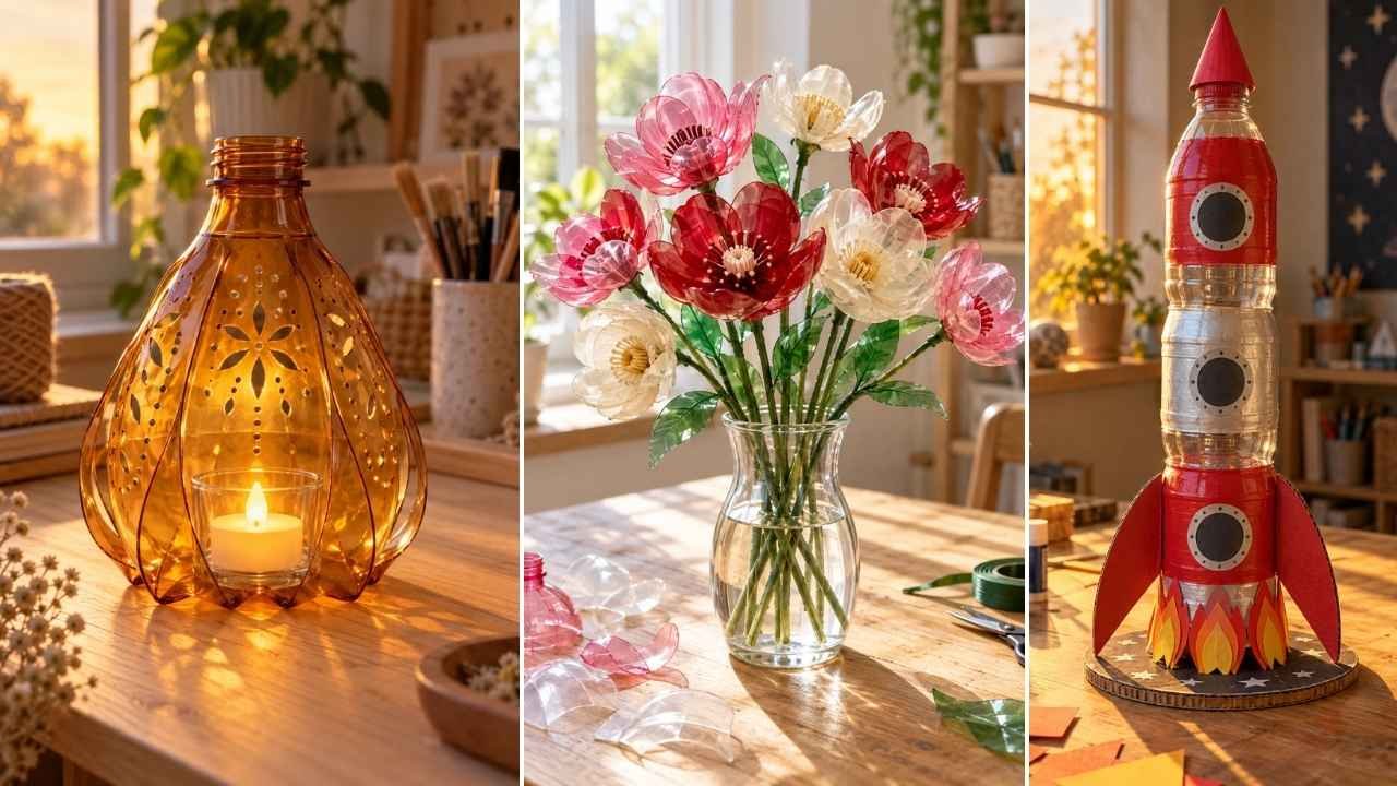 23 Creative Plastic Bottle Craft Ideas for Kids and Adults