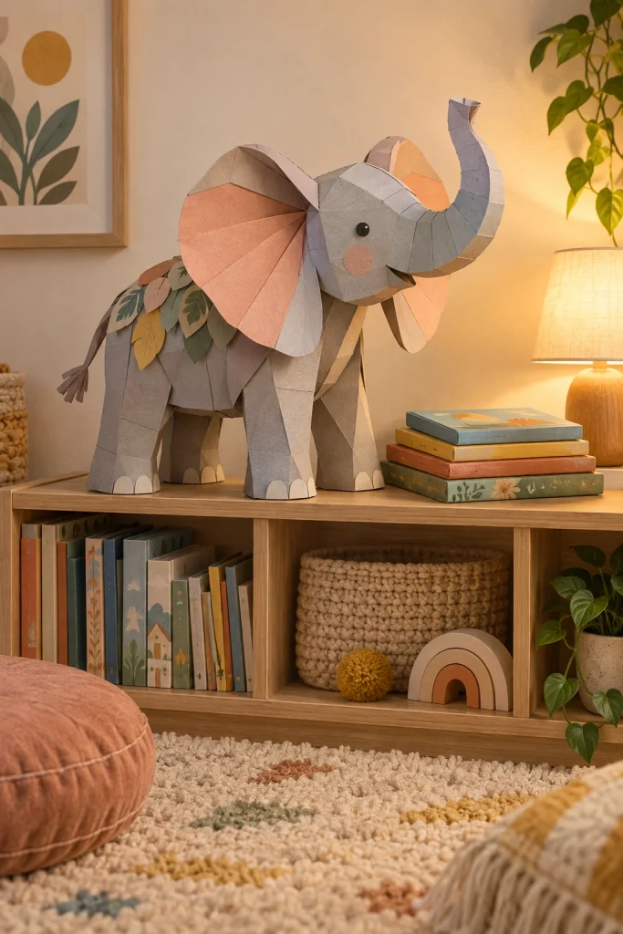 Pop-Up Paper Elephant