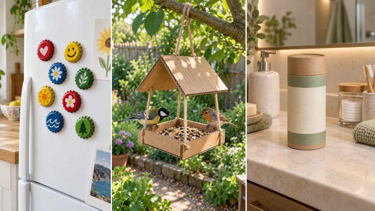 25 Easy Recycled Crafts Ideas to Make at Home