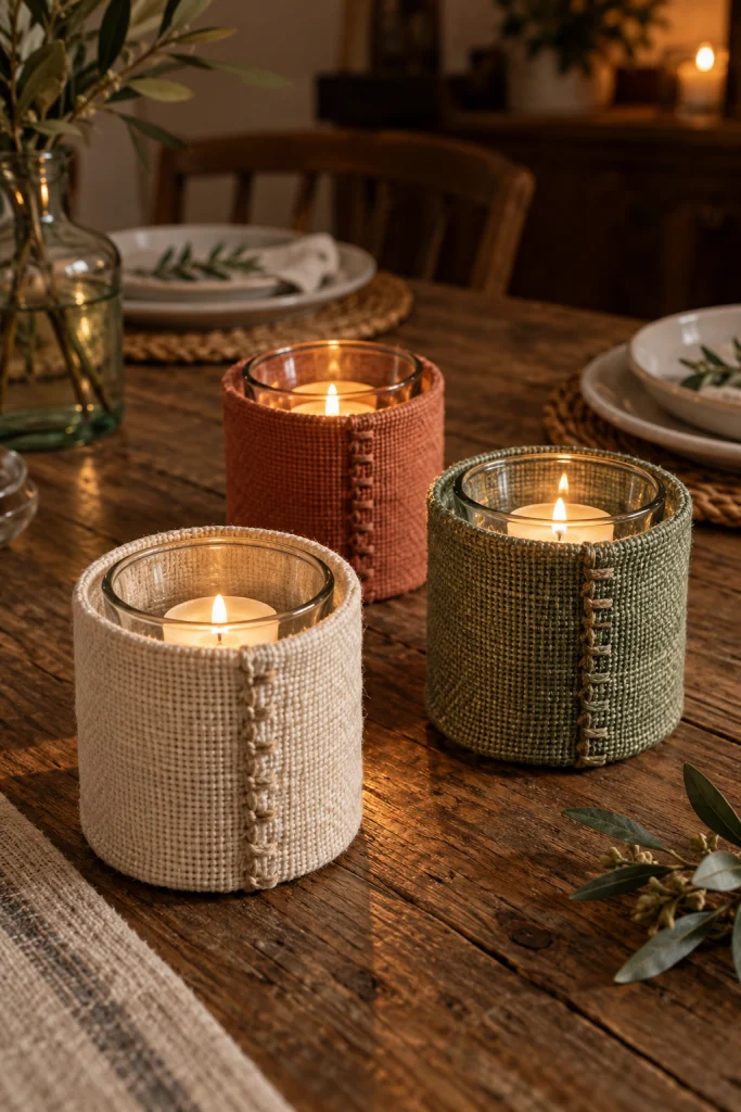 Rolled Candle Holders