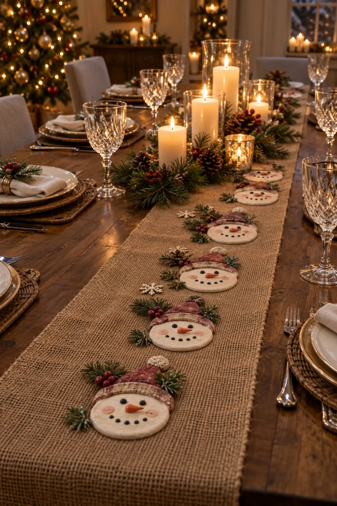 Snowman Table Runners