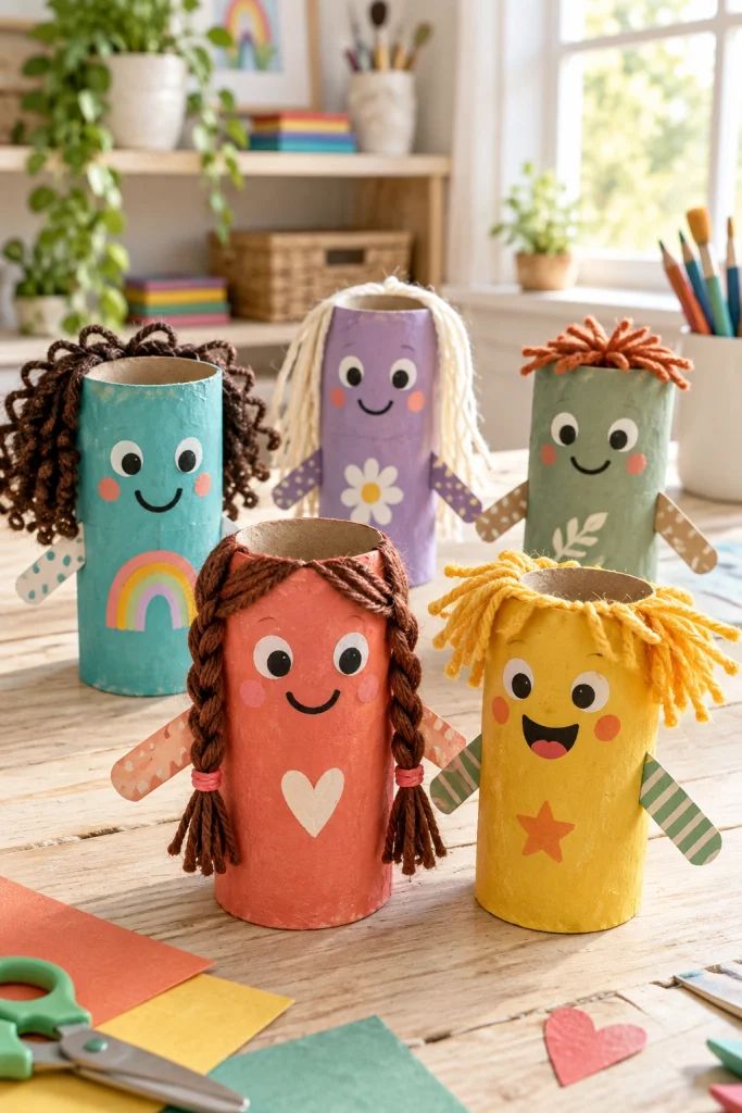 Toilet Paper Craft Puppets