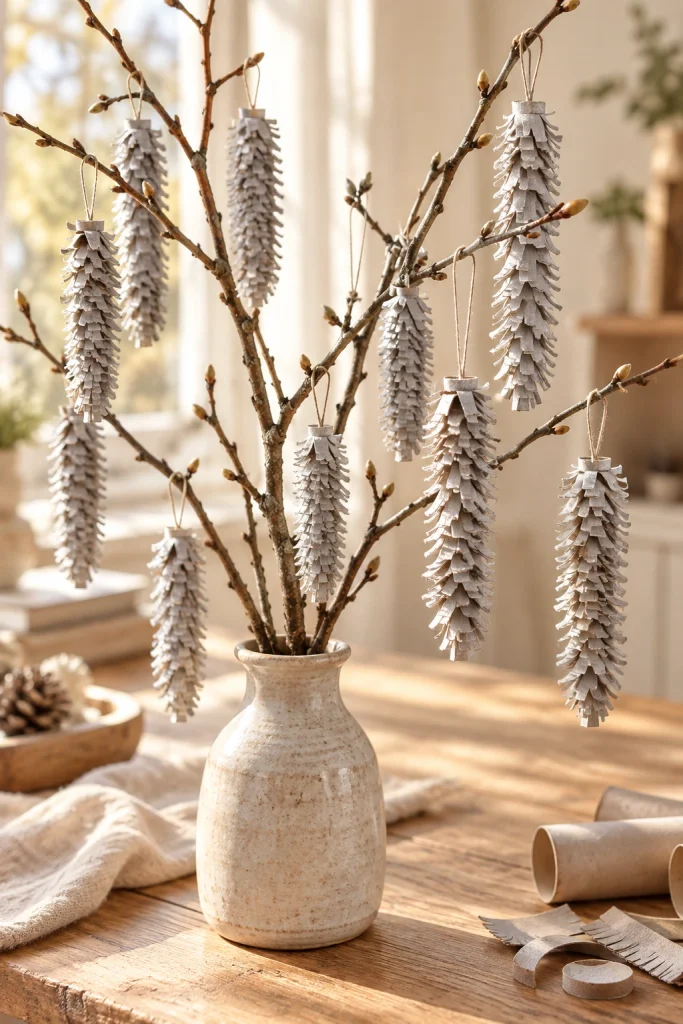 Toilet Paper Roll Craft Catkins