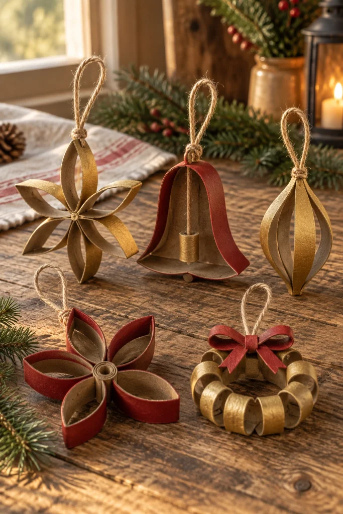 Toilet Paper Roll Craft Ornaments