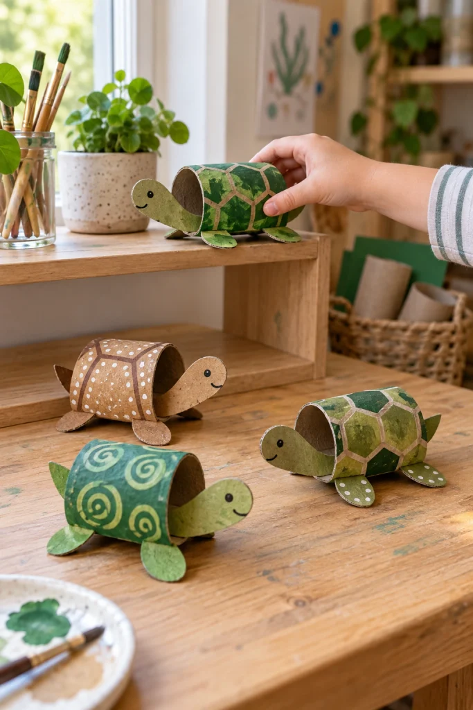 Toilet Paper Roll Craft Turtles