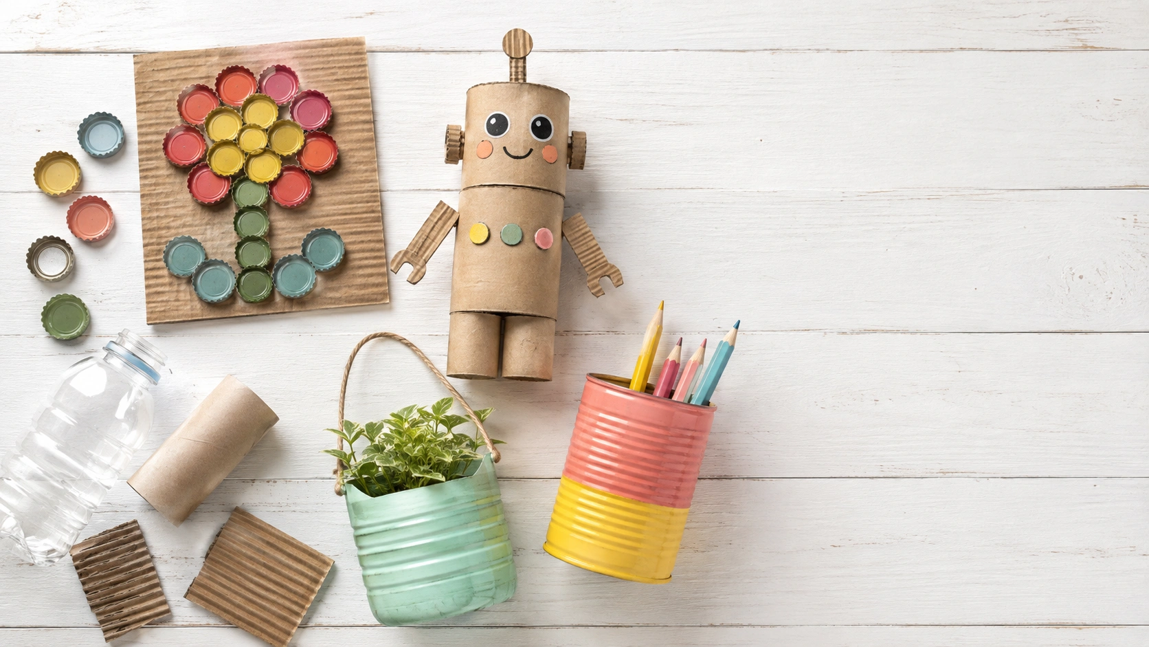 16 Waste Material Craft Ideas for Kids