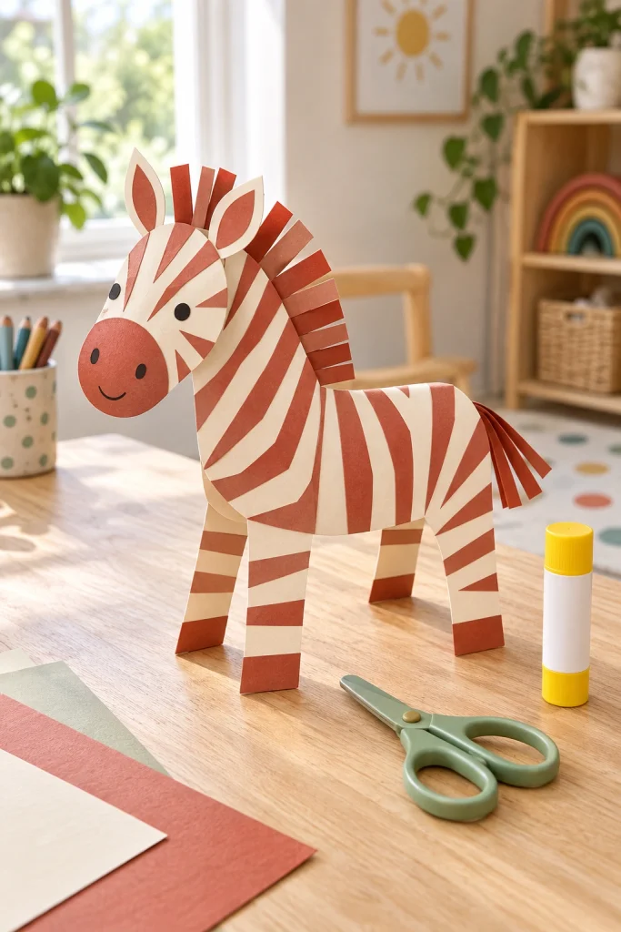 Zebra Stripes Paper Craft